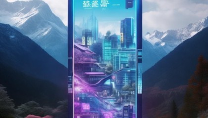 山庄广告牌，创新设计的山庄